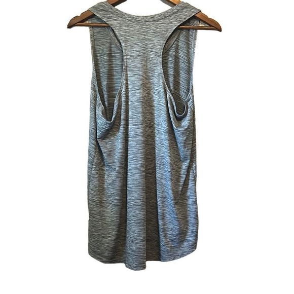 Athletic Works Gray Space‎ Dye Sleeveless Tank Top Racerback Workout Gym - Picture 3 of 3